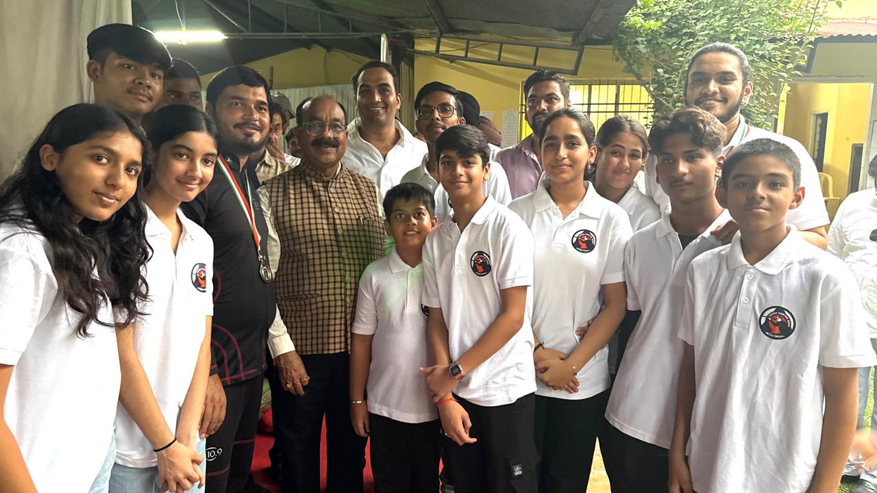 Players of Topgun Shooting Academy won the state level shooting competition, Raipur, Chhattisgarh, Khabargali
