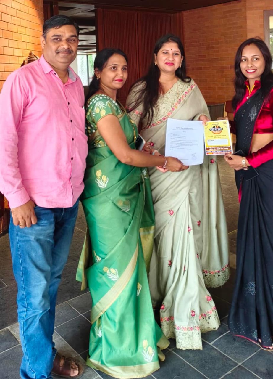 The historic 'Chaupal Raas Garba 2025' in Raipur kicks off with a bang, preparations pick up pace with the poster release; MP Brijmohan Agrawal and industrialist Rajesh Agrawal released the poster; the grand event will be held on 27, 28 and 29 September, Raipur, Chhattisgarh, Khabargali
