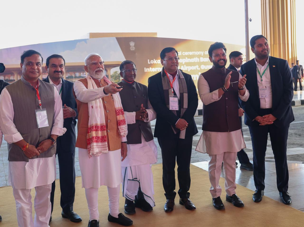 Prime Minister Modi inaugurated the Guwahati terminal; Adani sets a new standard in Northeast connectivity at Borjhar International Airport, Guwahati khabrgali 