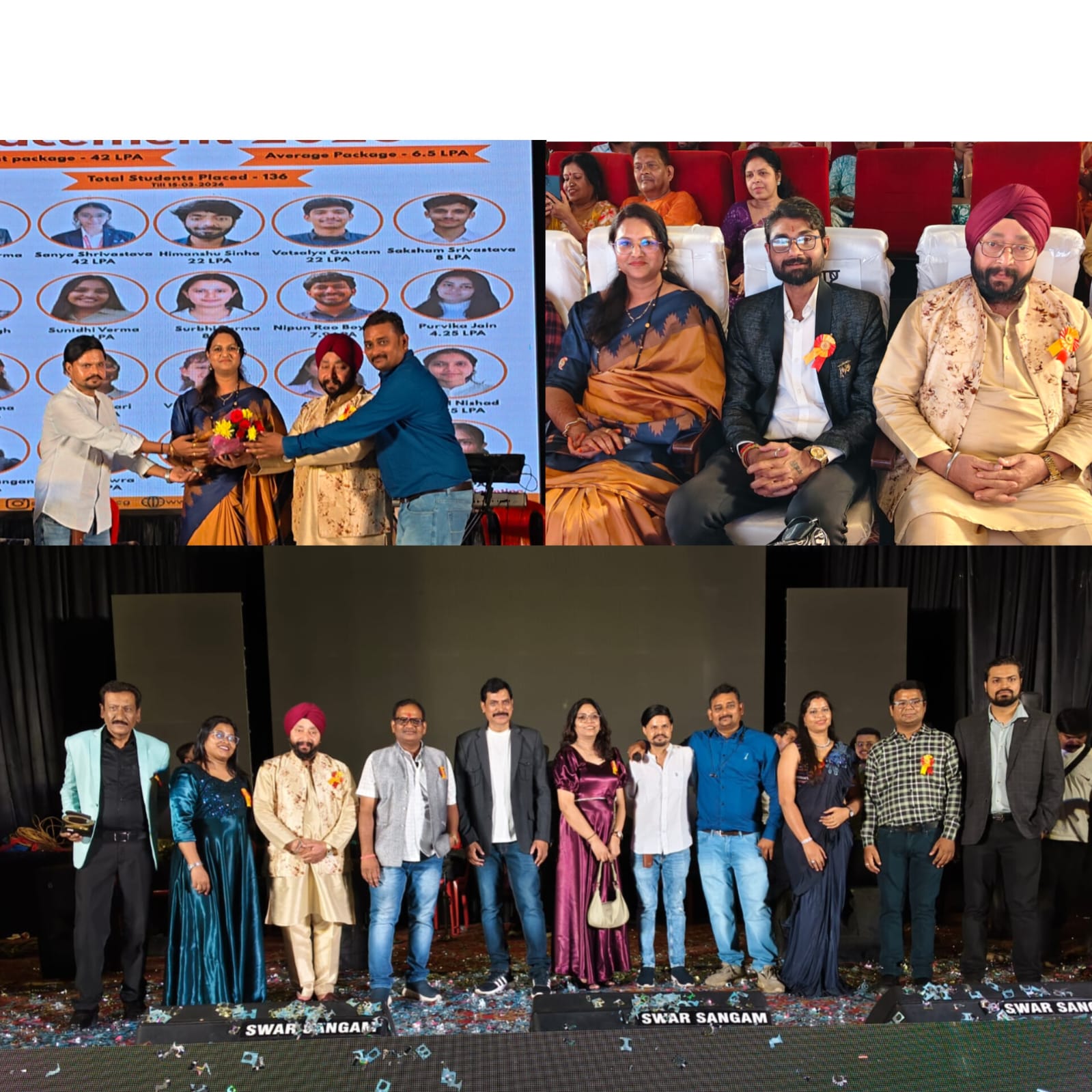 Raipur, the musical gathering came alive in the music festival of 'Mridang', live band of 8 musicians enthralled the audience, singers Ravindra Dutta, Anurag Thakur, Mukesh Fatnani, Prachi Bajpai, Shalu, Rahul Lakhani, Gajendra Verma and Vinay Verma, Managing Director of Vedic News, Chairman of Star Vedic Welfare Foundation Syed Salma, Chhattisgarh, Khabargali