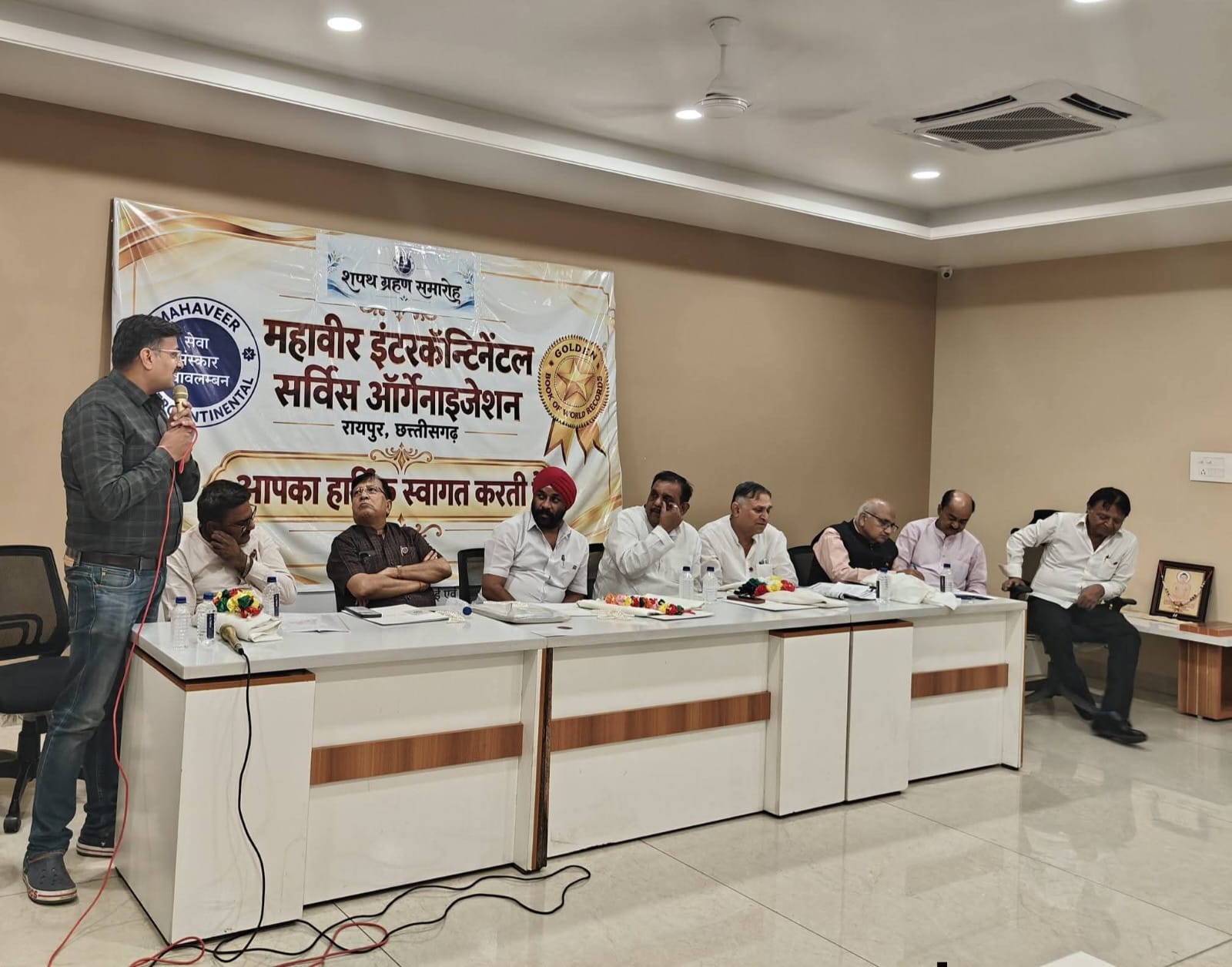 Mahavir Intercontinental Service Organisation, Lokesh Kavadia, Navneet Jha, Harendra Patel, Water Conservation Expert Ashish Sabu, Raipur, Chhattisgarh, Khabargali