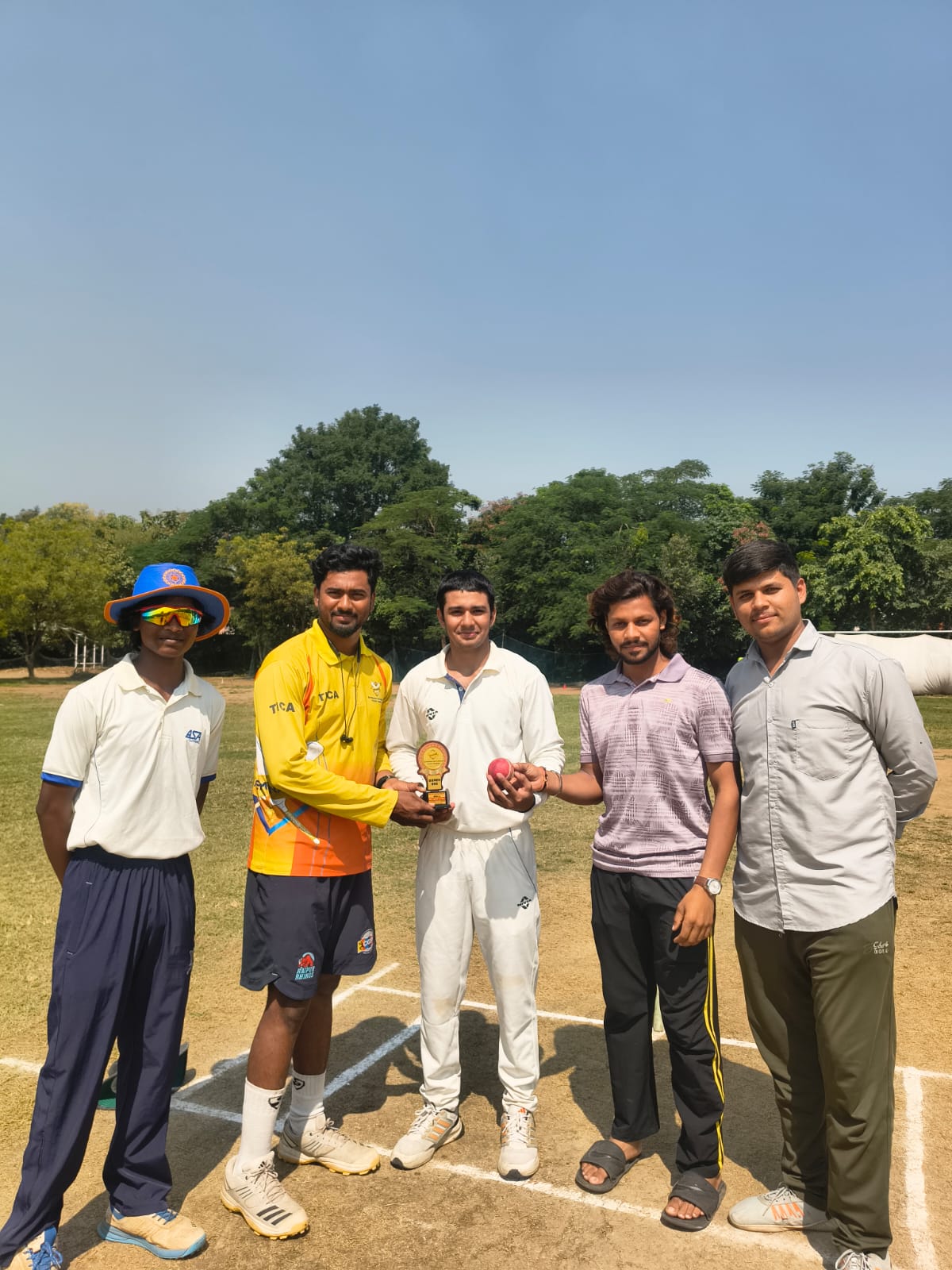Aryan Sharma scores 120 runs in the School Cricket Tournament, Raipur; Disha Public School wins the 'Cricket Terminator School Champions Trophy',Season 6, Chhattisgarh School Cricket, Terminator International Cricket Academy; Director and NIS Cricket Coach: Dr. Shabab Quraishi; Chhattisgarh, Khabargali.