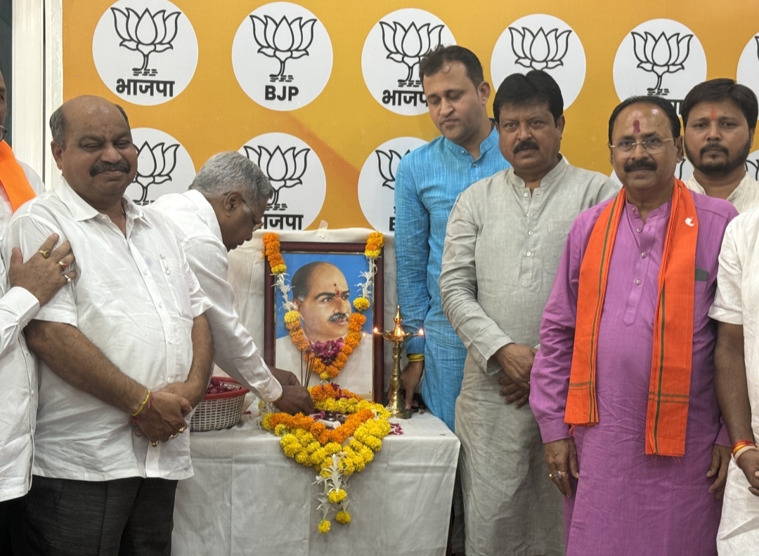 Dr. Shyama Prasad Mukherjee's sacrifice is an immortal symbol of united India: Sanjay Srivastava, Chairman, Chhattisgarh State Civil Supplies Corporation, Raipur, Chhattisgarh, Khabargali