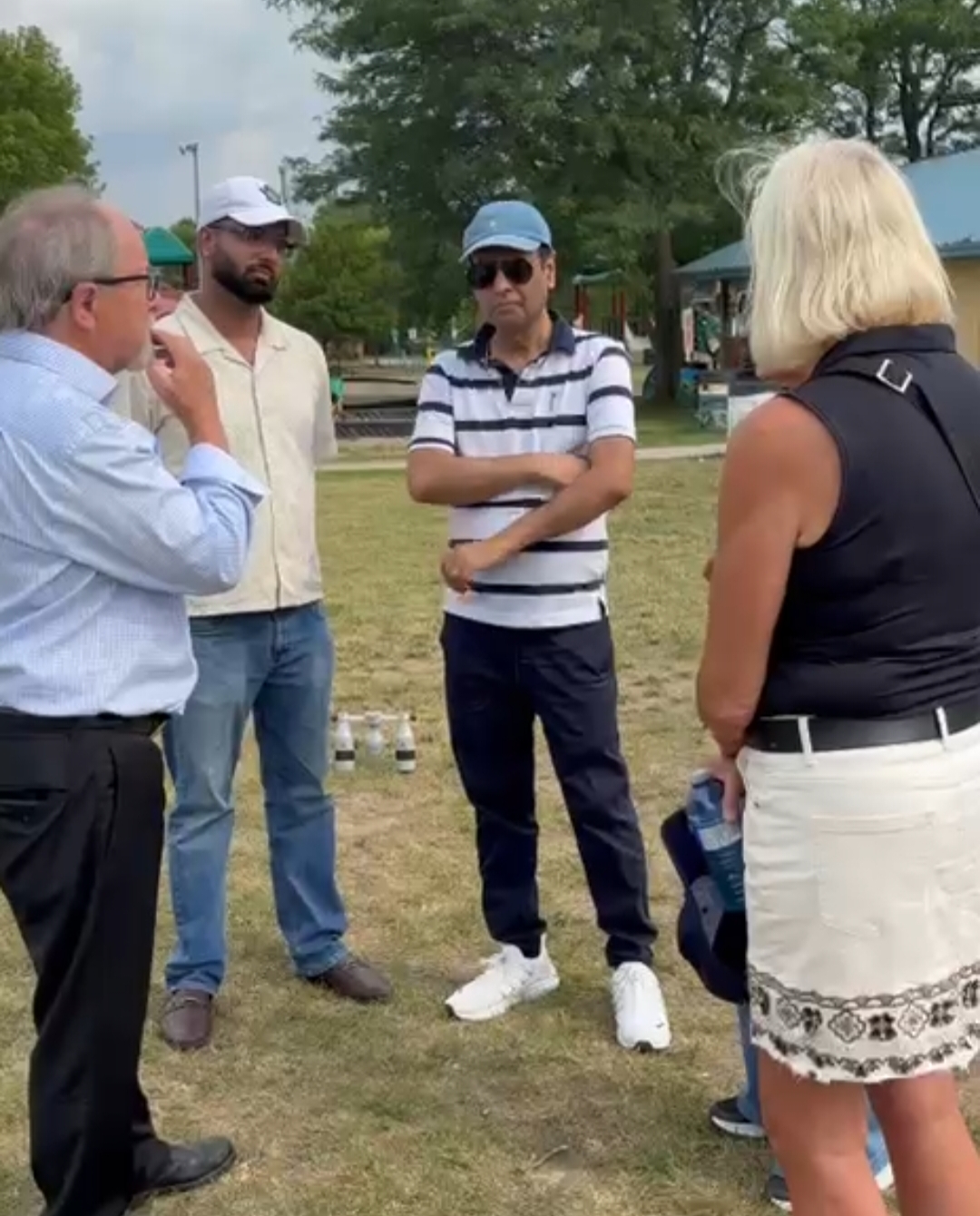 ​    ​Woodball's grand event in Canada: The community fest held at Caledon East Park spread the magic of this unique sport!, Caledon, Woodball Association of Canada President Jagdeep Sachcha and Vice President Anurag Srivastava, Khabargali