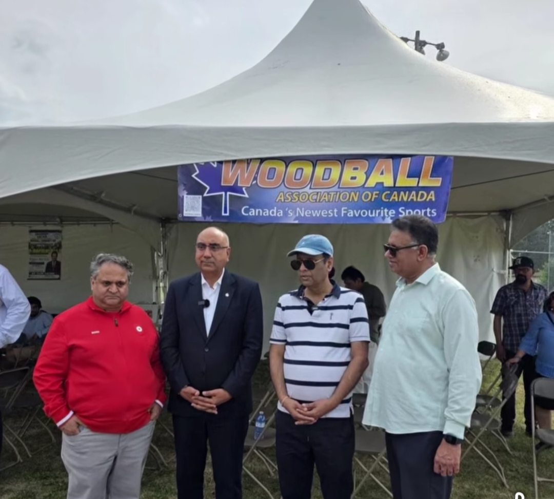 Woodball's grand event in Canada: The community fest held at Caledon East Park spread the magic of this unique sport!, Caledon, Woodball Association of Canada President Jagdeep Sachcha and Vice President Anurag Srivastava, Khabargali