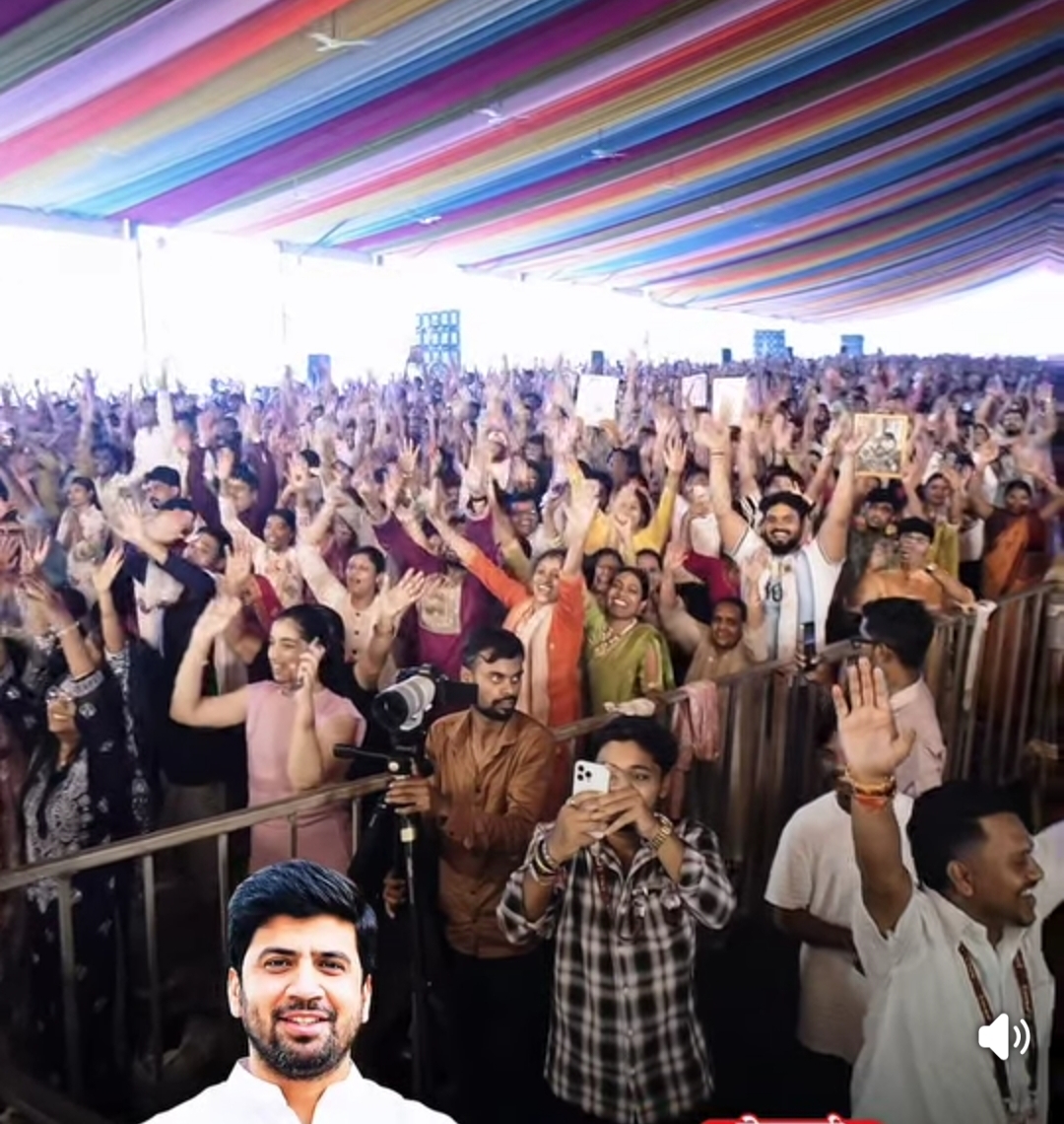 Indresh Maharaj discourse, Shrimad Bhagwat Katha Raipur, Raipur Bhagwat Katha, devotion and liberation, Indresh Ji Maharaj, Devendranagar Mandi Ground Katha, Chhattisgarh, Khabargali