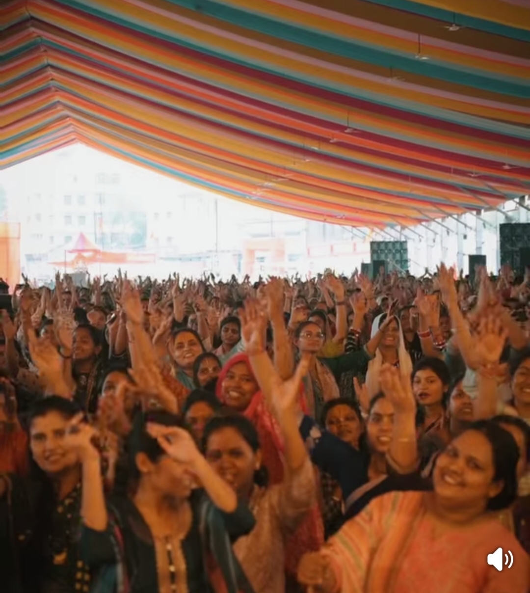 Indresh Maharaj discourse, Shrimad Bhagwat Katha Raipur, Raipur Bhagwat Katha, devotion and liberation, Indresh Ji Maharaj, Devendranagar Mandi Ground Katha, Chhattisgarh, Khabargali