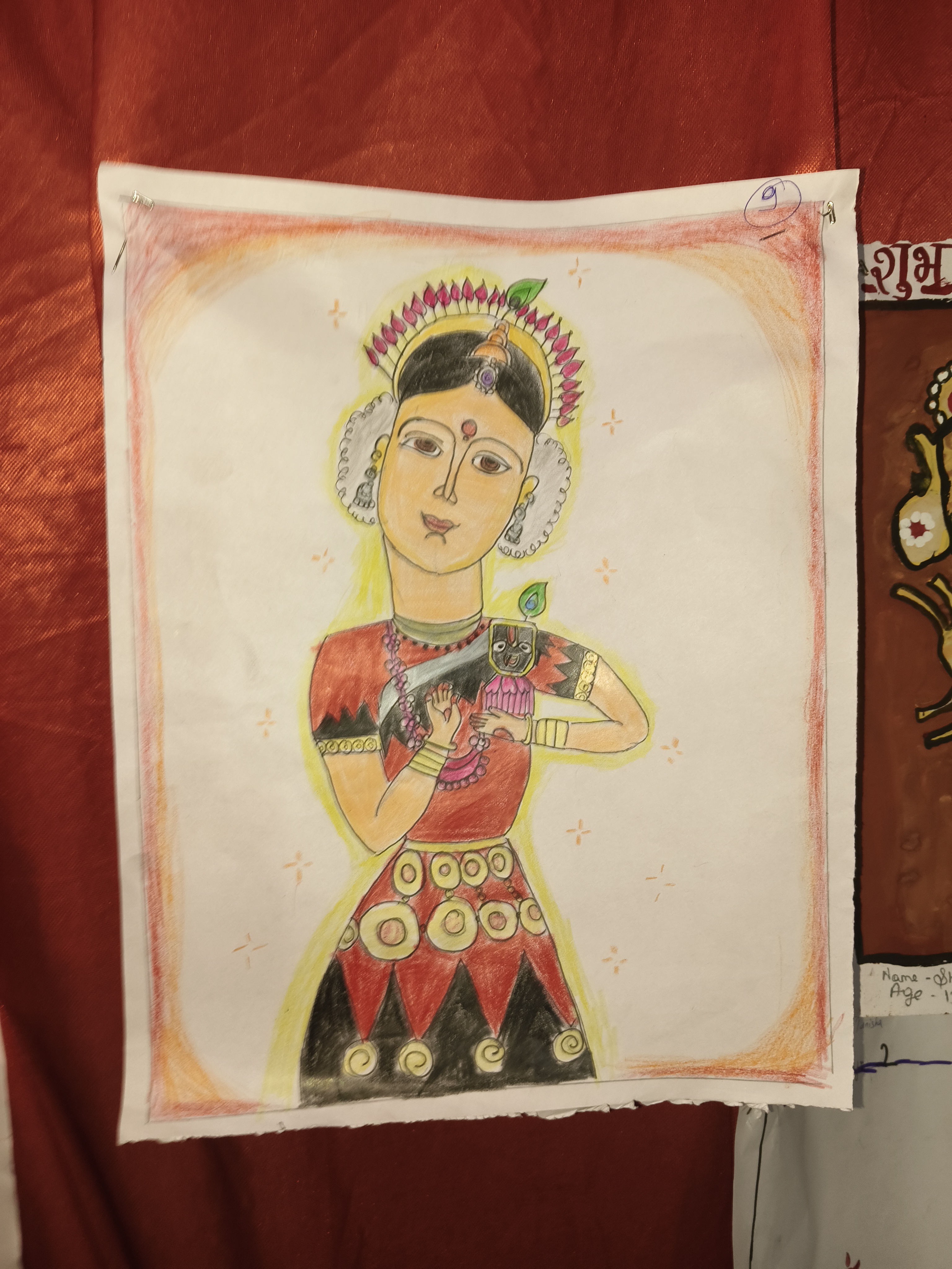 Raipur Navratri Festival, Gayatri Nagar Temple, Siddhi Vinayak Temple Raipur, Children's Painting Competition, Navratri Garba Raipur, Rangoli Competition, Chhattisgarh, Khabargali