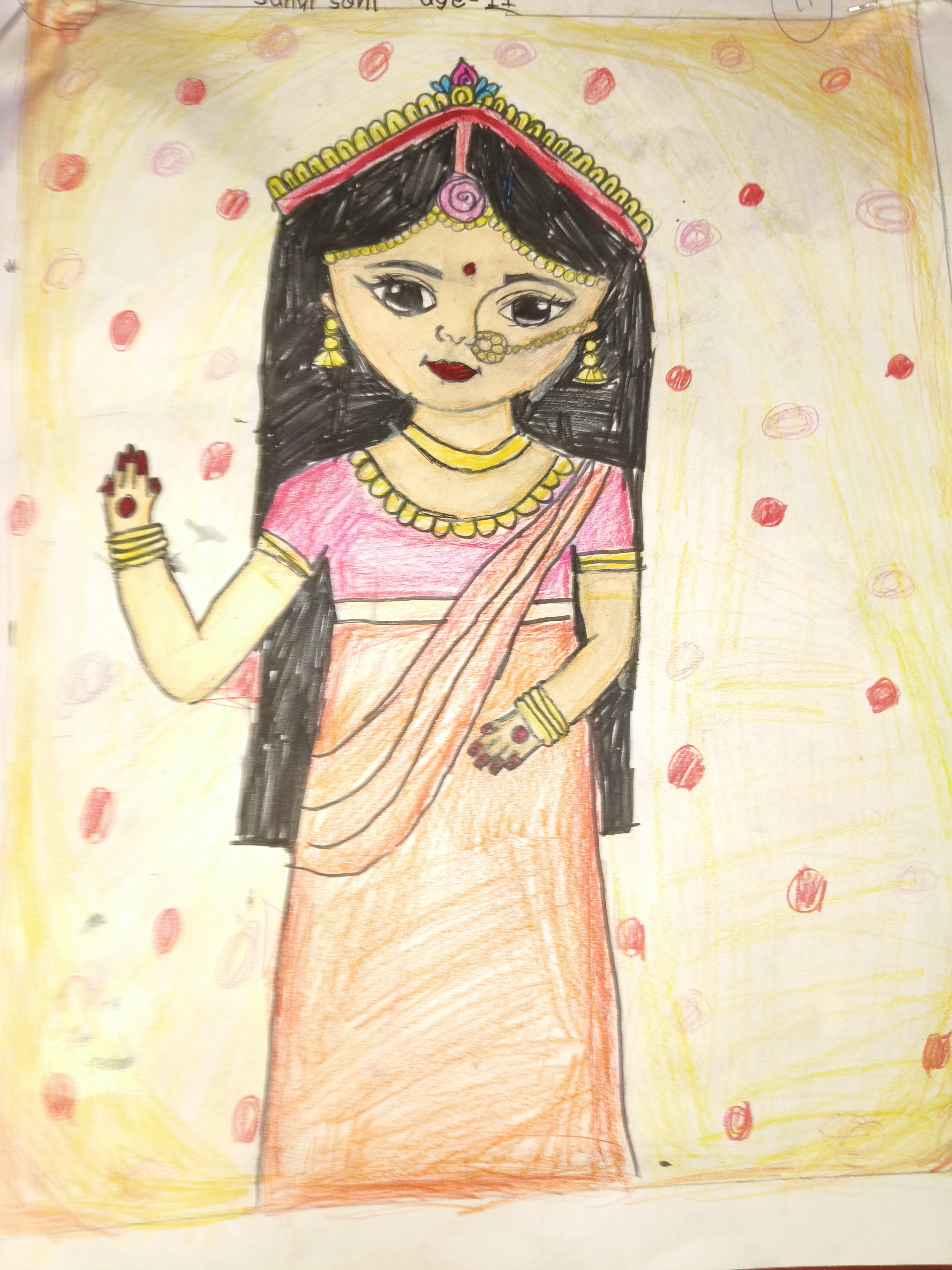 Raipur Navratri Festival, Gayatri Nagar Temple, Siddhi Vinayak Temple Raipur, Children's Painting Competition, Navratri Garba Raipur, Rangoli Competition, Chhattisgarh, Khabargali