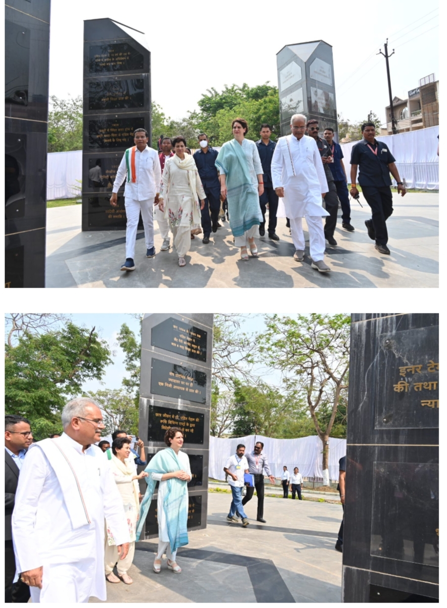 Priyanka Gandhi, offering prayers at Maa Danteshwari Temple, Lalbagh, welcomed in Bastariya style, Jagdalpur, conference of trust, National General Secretary of Congress, Pandit Jawaharlal Nehru, Chhattisgarh, News, khabargali