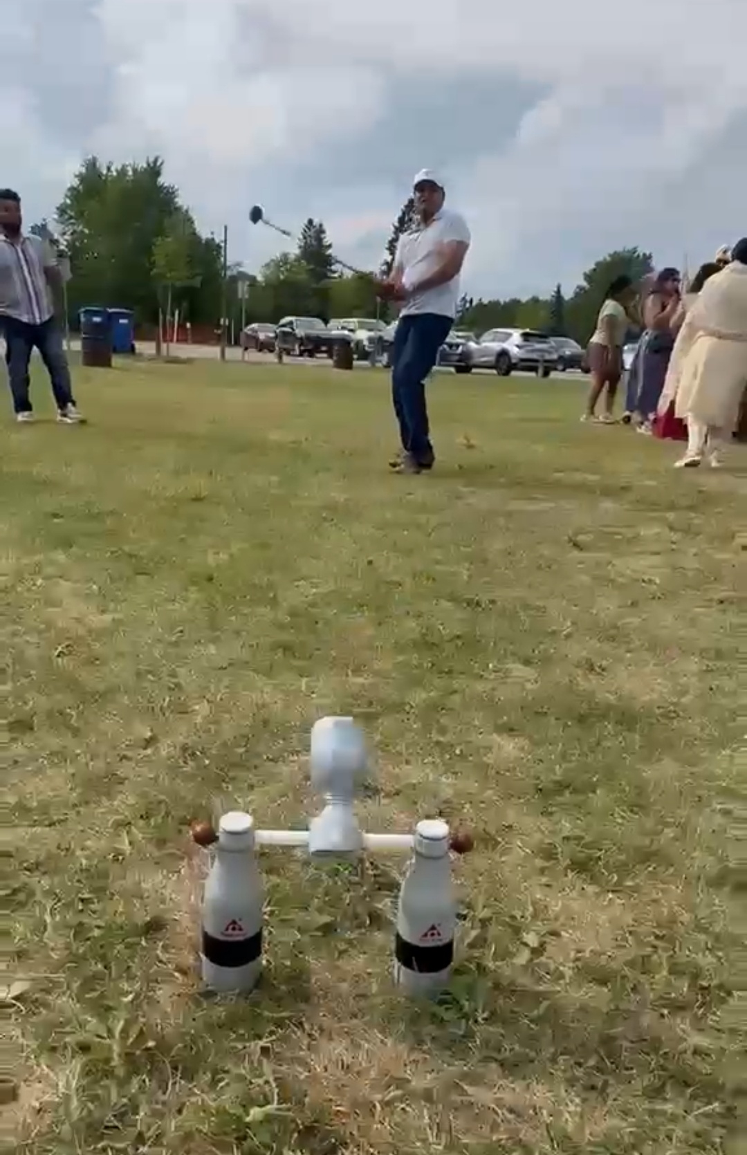 ​    ​Woodball's grand event in Canada: The community fest held at Caledon East Park spread the magic of this unique sport!, Caledon, Woodball Association of Canada President Jagdeep Sachcha and Vice President Anurag Srivastava, Khabargali