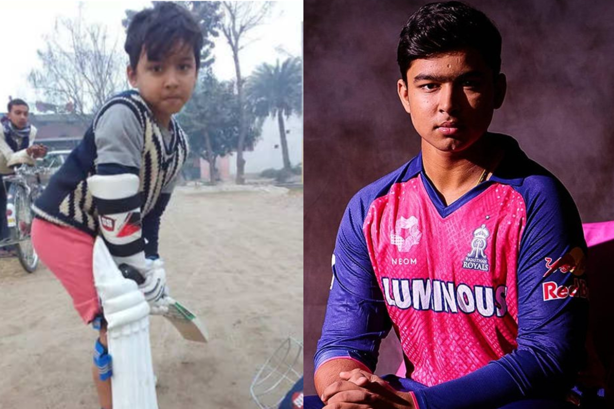 14-year-old wonder boy Vaibhav Suryavanshi broke 8 world records by scoring an explosive century, becoming the first Indian batsman to do so, IPL, 47th match of the league between Rajasthan Royals and Gujarat Titans at Sawai Mansingh Stadium, Jaipur, Cricket, Khabargali