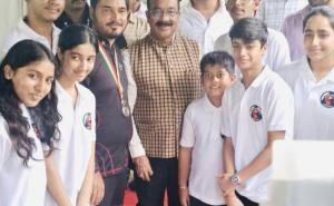 Players of Topgun Shooting Academy won the state level shooting competition, Raipur, Chhattisgarh, Khabargali