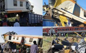 Passenger train runs over goods train in Chhattisgarh, 7 people including loco pilot killed; passengers rescued by cutting bogies with gas cutter; Railways announces compensation, Bilaspur, Khabargali