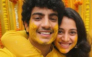 Smriti Mandhana and Palash Muchhal's wedding rituals begin Haldi ceremony is a fun affair.