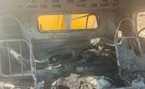  खड़े ट्रेलर में लगी आग, जिंदा जला 3 साल का मासूम, परिवार में पसरा मातम खबरगली A parked trailer caught fire, burning a 3-year-old child alive, leaving the family in mourning. Bilaspur chhattisgarh hindi news khabargali 