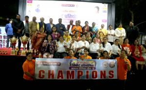 The state-level Kayastha Premier Cricket League Season 8 concluded. Team Akash KPL Junior, Team Jasmine, and Team Sunflower were declared joint winners in the KPL Women's Special category, and Bhanu Eleven Bhilai emerged as the winner of KPL - 8. Raipur, Chhattisgarh Kayastha Samaj, Khabargali.