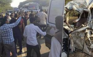 Tragic accident on National Highway-52, 7 women of the same family died together.