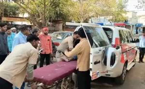 Horrific road accident in Guna, three people going to buy a tractor died. mp News hindi news khabargali 