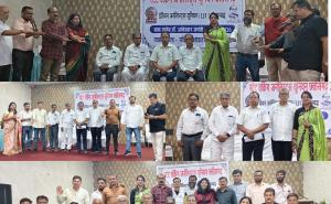 Raipur: Working Journalist Union held a brainstorming session on Ambedkar Jayanti, said- media's role is important in strengthening democracy, 'Constitution is not just a legal text, it is the foundation stone of social justice', eminent personalities gathered in the ideological gathering, office bearers were sworn in, Dr. Sushil Trivedi, Diwakar Muktibodh, P.C. Rath, Ajit Kumar Sharma, Renu Tiwari "Nandi", Krishna Goswami, Shubham Verma, Syed Salma, Ruma Sen Gupta, Santosh Rajput, Jairam Manikpuri, Virendr