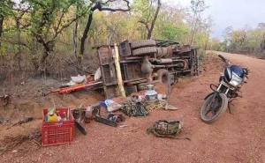  ITBP jawans' vehicle met with an accident in Abujhmad, 6 injured, 2 criticalhindi news big news latest khabargali 