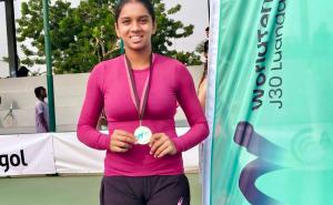 Tanishka Bhatnagar, ITF J30 Luanda, ITF World Tennis Tour Juniors, Raipur Tennis Player, AITA Ranking, International Tennis, Angola Tennis Tournament, Chhattisgarh Tennis Player, Daughter of Raipur, ITF Junior Tennis, AITA Under-18 Ranking, Khabargali