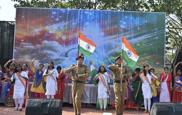 5 lakh youth created history by singing Vande Mataram, Raipur Lok Sabha constituency, Khabargali