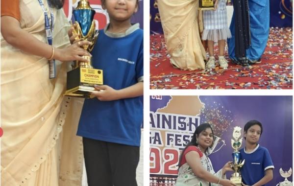 Raipur children showed the power of 'Human Calculator', Shailendra Nagar children hoisted the flag of success in Brainish Abacus Megafest, Vedika Sundarani, Aaradhya Chauhan became 'Champions', Master Trainer of Brainish Abacus Mrs. Deepa Shukla and Trainer Mrs. Sapna Rathore, Chhattisgarh, Khabargali