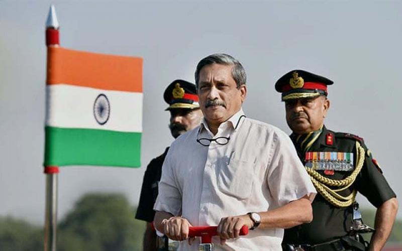 Manohar parrikar, Goa, cm, sergical stricke, defense