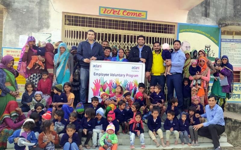 Anganwadi centers under Adani Employee Voluntary Program 2 khabargali