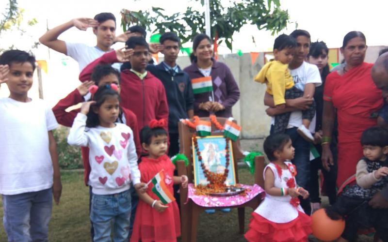 Saai simren republic day celibration khabargali