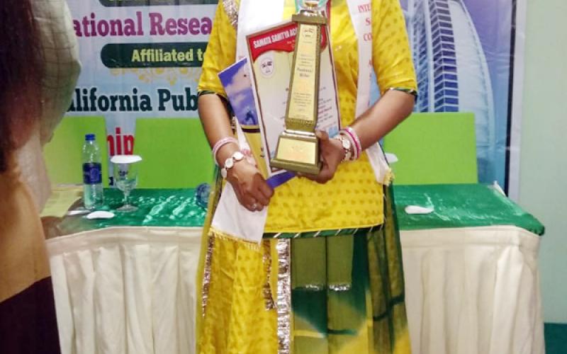 Urmila Devi Urm, Global Achievers Award 2019