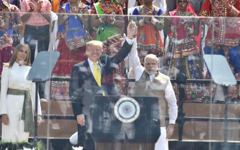 Khabargali, US, India, Ahmedabad, US President, Donald Trump, Melania Trump, Sabarmati Ashram, Motera Stadium, Namaste Trump