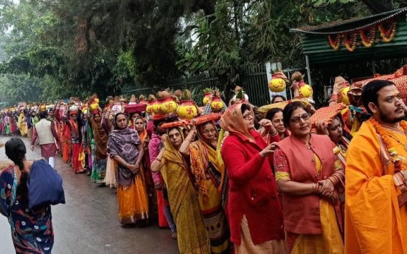 Gopal mandir, raipur shrimad bhagwat katha khabargali