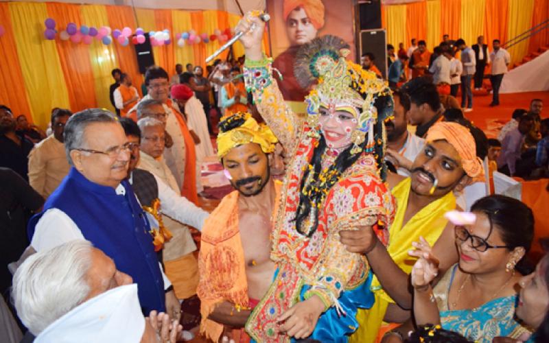 Khabargal Acharya Kaushik Ji Maharaj, Srimad Bhagwat Katha Gyan Yagya Week, Raipur