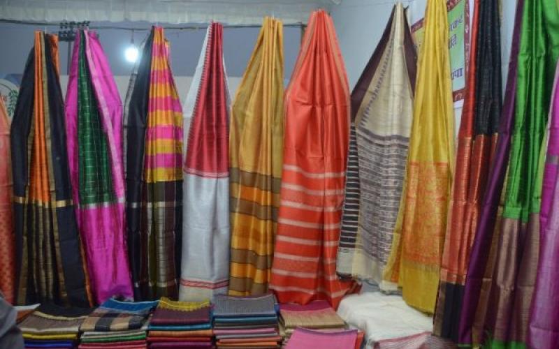 Khabargali, Chhattisgarh, Kosa, Cotton Clothing, Exhibition, Guwahati, Assam