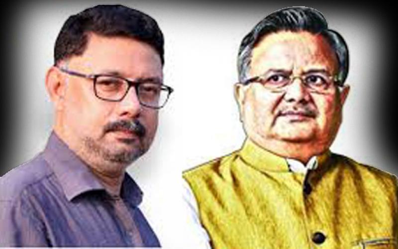 ruchir garg and dr raman singh letter war, khabargali