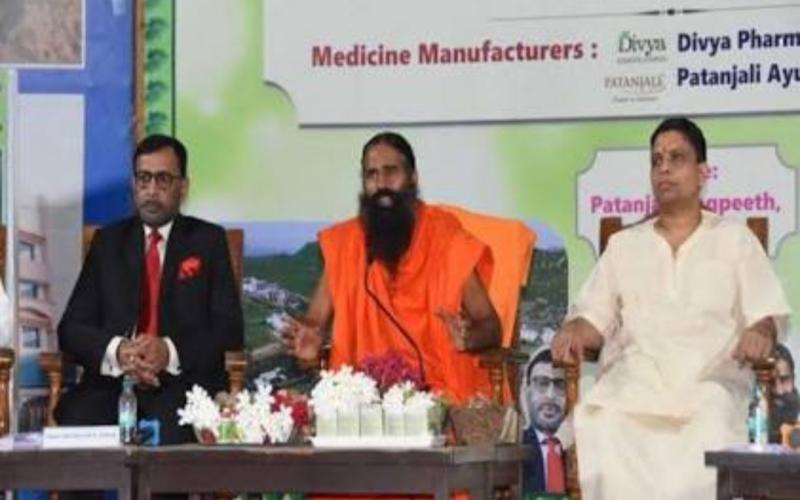 Baba ramdev, AYUSH ministry, Patanjali , stop advertising , COVID drug, khabargali