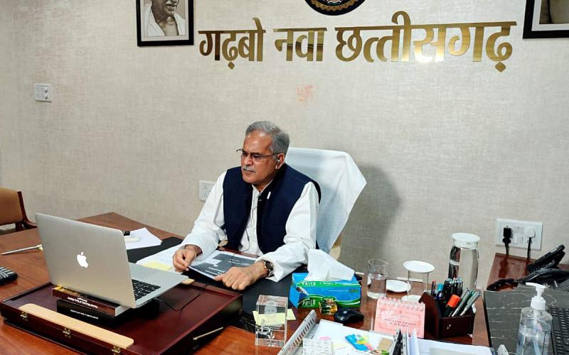 cm bhupesh baghel , corona, health, khabargali