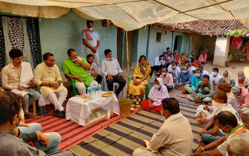 Public Health Engineering Minister, North Marwahi Assembly In-charge, Minister Guru Rudrakumar, Congress candidate Dr. KK Dhruv, Khabargali