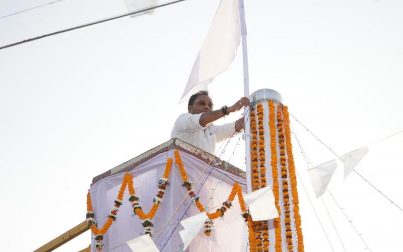 Sixth descendants of Guru Baba Ghasidas ji, Jayanti, Urala, Guru Gaddi, Shobhayatra, Chhattisgarh Pradesh, Cabinet Minister Jagatguru Rudrakumar, Satnam Sandesh Yatra, Khabargali