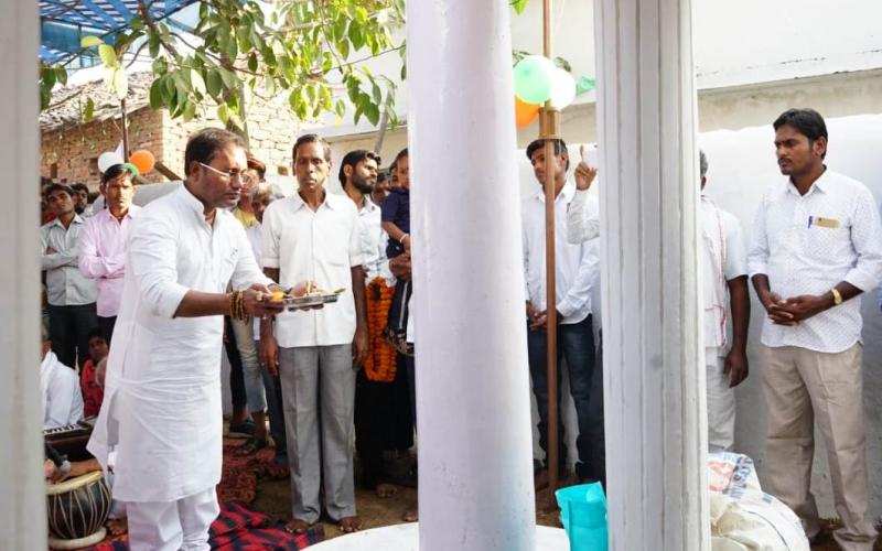 Public Health Engineering and Village Industries Minister Guru Rudrakumar, Balodabazar-Bhatapara, Simga Development Block, Village Tendubhatha, Khaduwa, 264th Birth Anniversary of Baba Guru Ghasidas Ji, Guru Parva Program, Khabargali