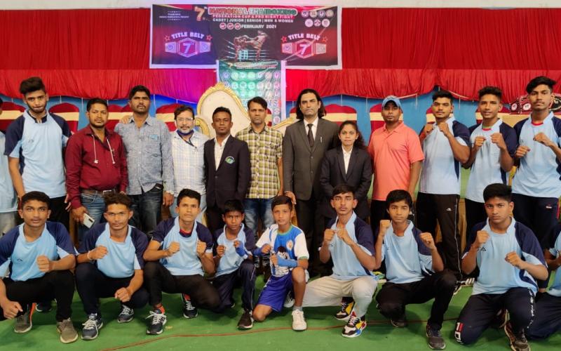 7th Federation Cup National Thai Boxing Championship, Sri Gujarati School Raipur, Jageshwar Dadasena, Pranav Sahu, Manish Kumar Sahu, Anees Memon, Ku Tikeshwari Sahu, Chhattisgarh, Khabargali