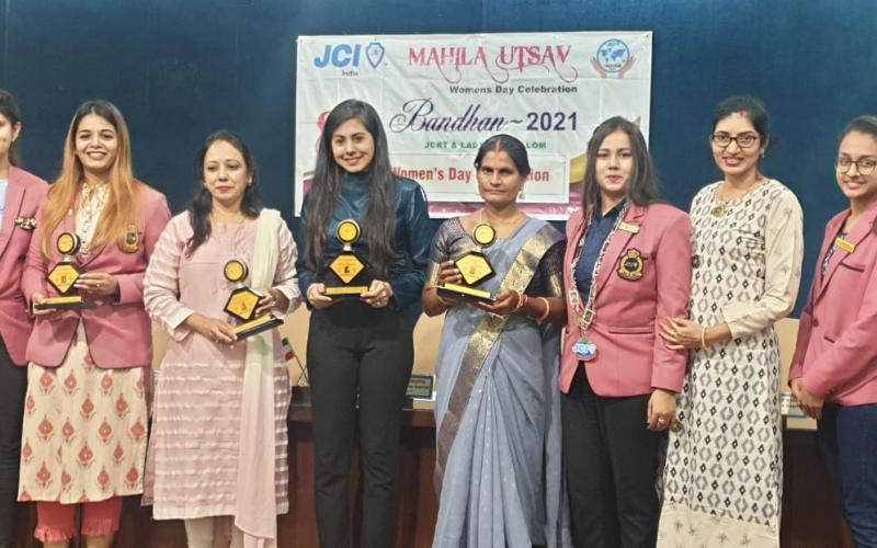 International Women's Day, JCI Raipur Vama Capital, Manjari Jain, Sheetal Upadhyay, Palak Nacharani, Prem Bai Sahu, Neha Yadav, Neelima Srivastava, Chapter Incharge of Vama, Jessie Rupali Dubey, President Aastha Gupta, Secretary Sadaf Khan, Leena Vadher,  Jaya Arora, Aanchal Panjwani, Madhuri Das, Mala Sachan, Khabargali