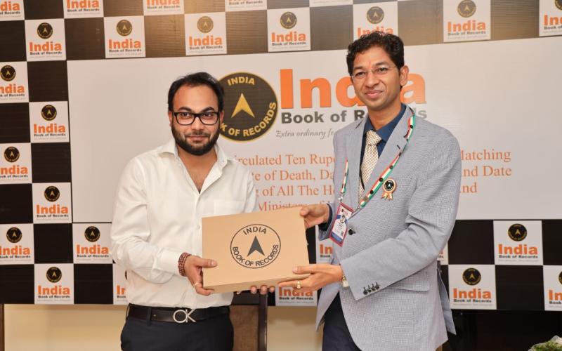 Novelist, amateur collector, Abhishek Agarwal, unique collection related to President and Prime Minister, India Book of Records, The Day After My Death, Bhilai, Khabargali