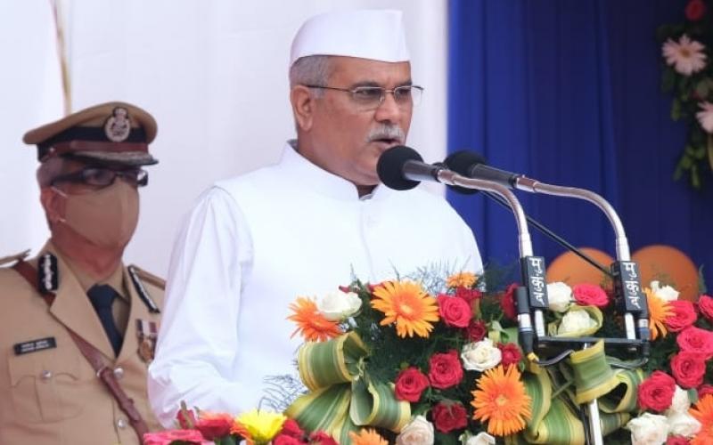 Independence Day, Chief Minister Bhupesh Baghel, formation of 18 new tehsils, Mohla-Manpur, Sakti, Sarangarh-Bilaigarh, Manendragarh, Chhattisgarh, Khabargali
