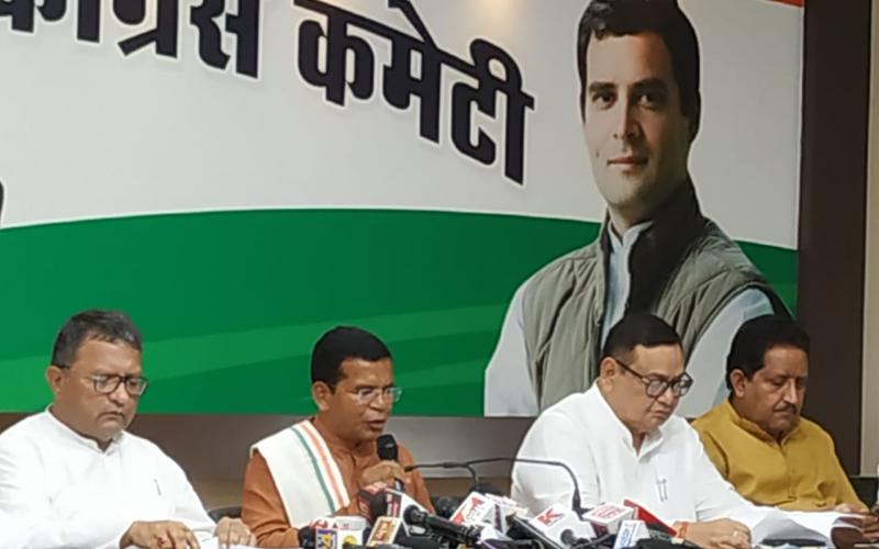 Congress State President, Mohan Markam, Press Briefing, Two and a half years, Chief Minister, Bhupesh Baghel, Chhattisgarh, Khabargali