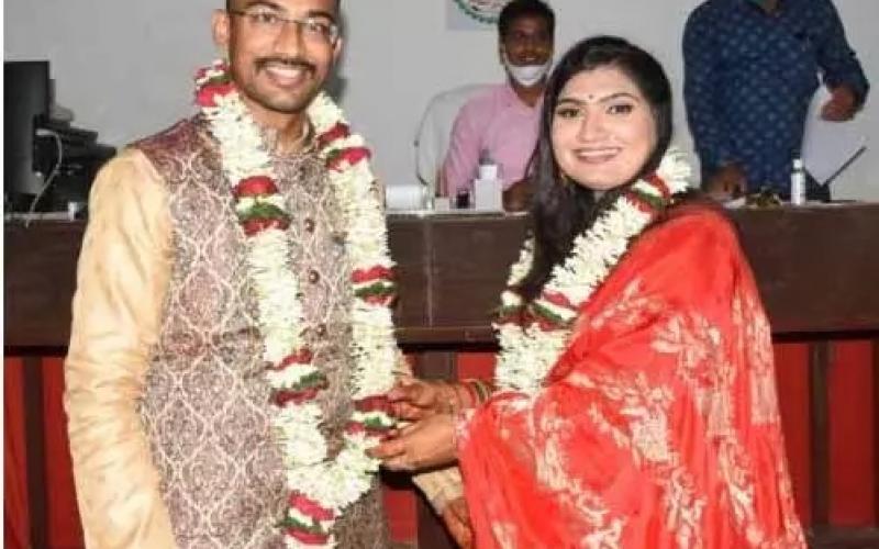 Bride IAS, Groom IPS, Namrata Jain, Nikhil, Collector Doman Singh, SP Divyang Patel, Geedam, Khabargali