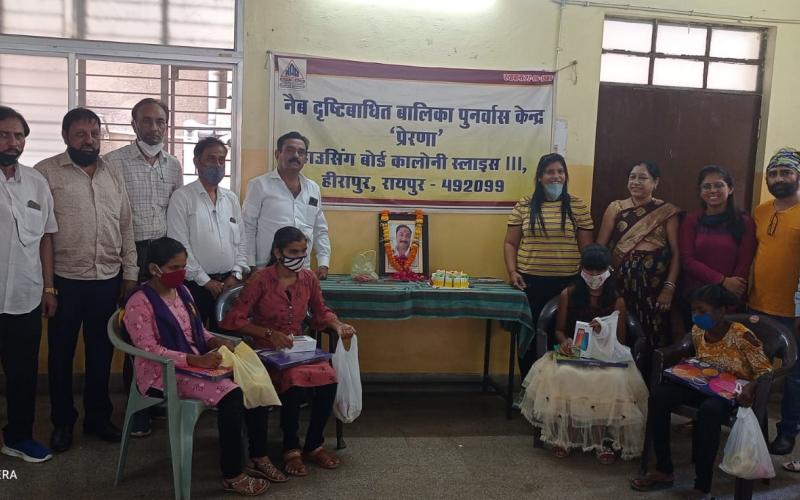 Ashish Goswami, Advocate, NAB Visually Impaired Girls Rehabilitation Center, Hirapur, Prerna, Raipur, Chhattisgarh, Khabargali