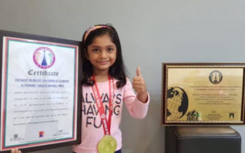 Ishani Shanmugam, remembering most digits of pi, Singapore's new national record, Guinness World Record Rajveer Meena, Khabargali